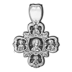 Крест православный со Спасом Нерукотворным, Богородицей и Святыми.