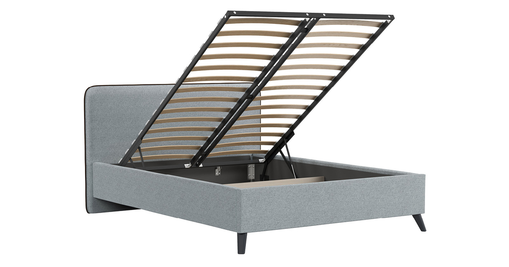 Кровать Мия 160 серая