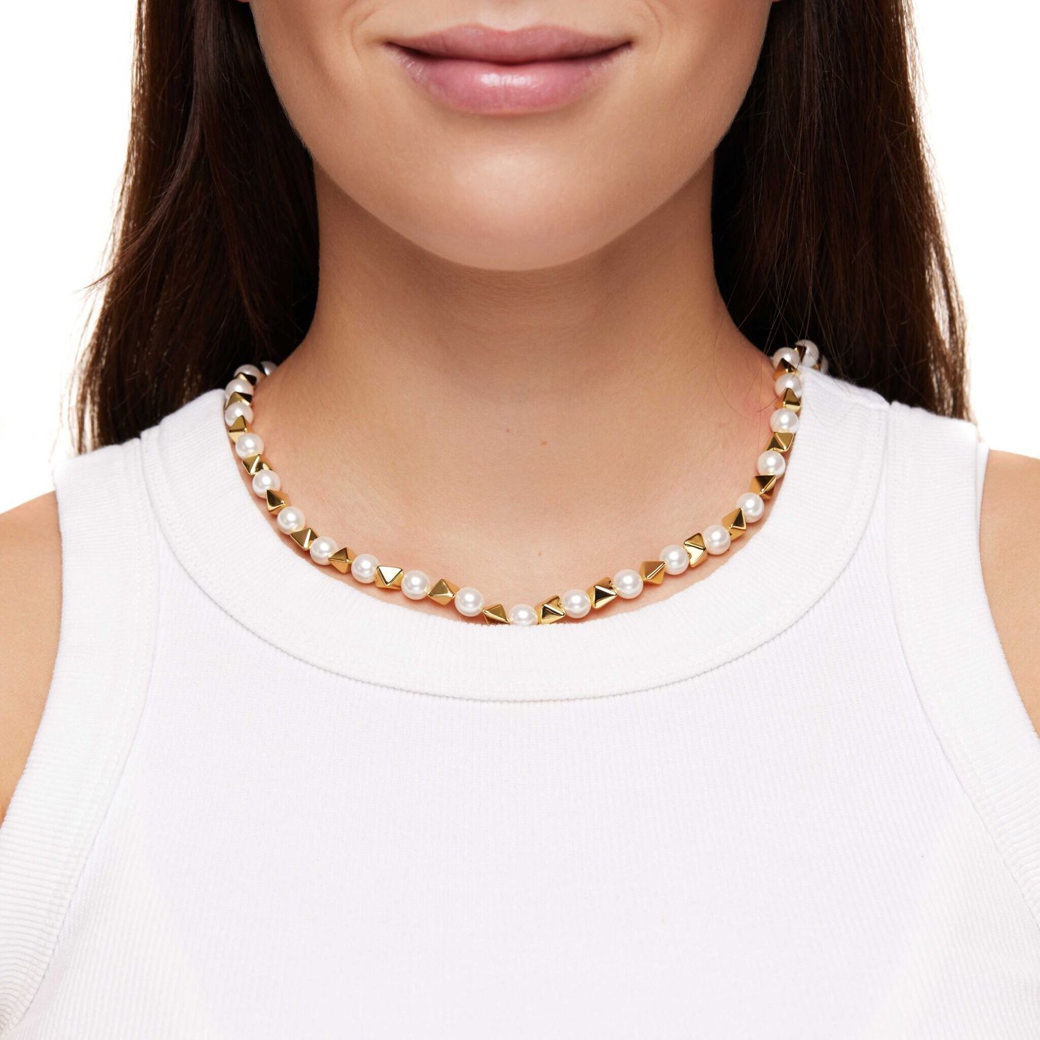 Колье Pearly Facet Necklace