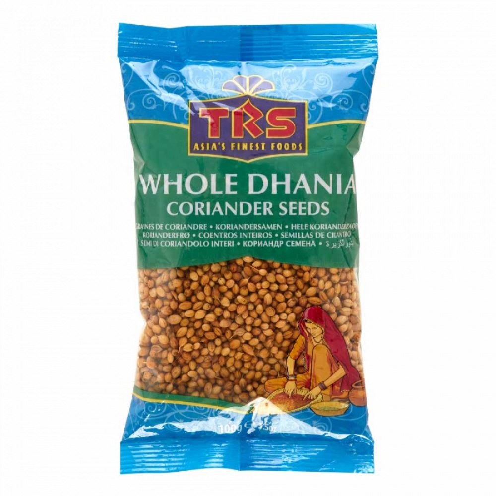 TRS Dhania Whole Indori Кориандр целый 100г