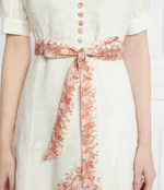 Льняное платье TWINSET - белый(241TT2401)