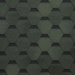 Гибкая черепица ТехноНиколь SHINGLAS Оптима зеленый 3 м2/ уп.