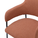 Стул wendy, рогожка, терракота