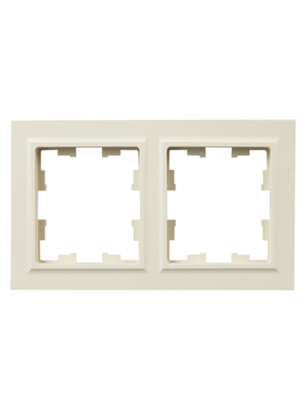 BRITE Рамка 2-местная IP44 РУ-2-БрКр-44 бежевый IEK