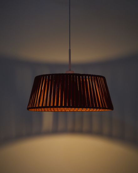 Абажур для подвесного светильника Aldet терракотовый, Ø46 см