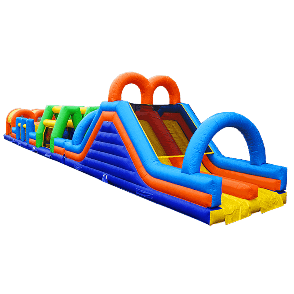 Надувная полоса препятствий "Летняя забава"