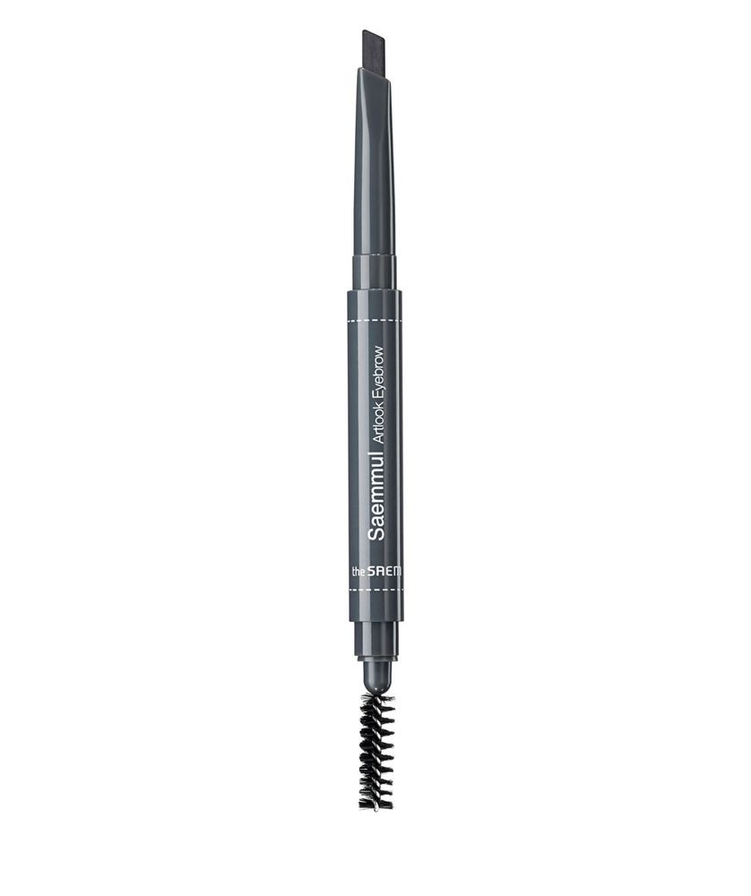 Карандаш для бровей черно-серый 04 THE SAEM Saemmul Artlook Eyebrow 04 Black Gray 0,2 гр