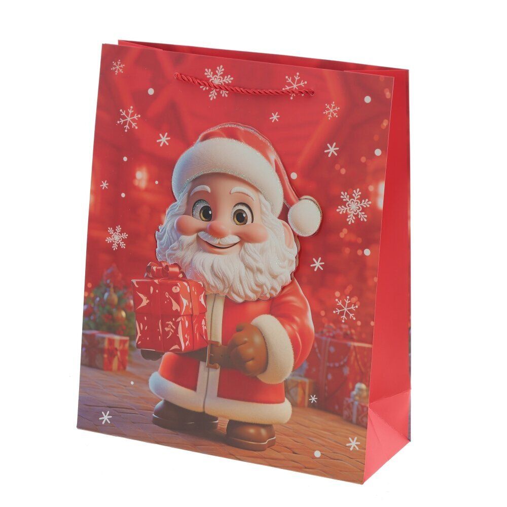 GAEM Пакет подарочный (бумага 210г/м2, блок микс 12шт), L26 W10 H32 см, 4в.