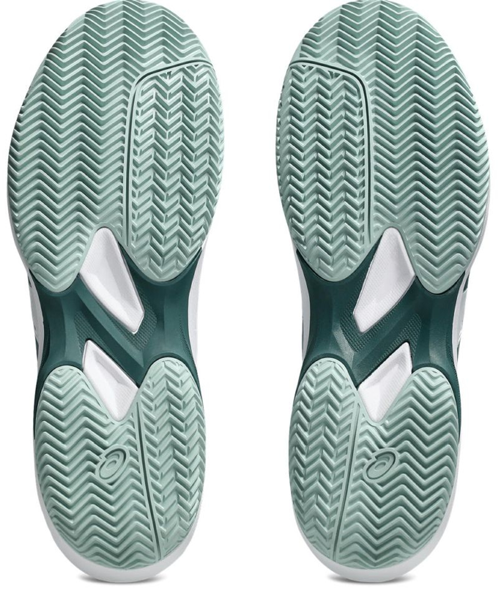 Теннисные кроссовки Asics Game FF Clay/OC - white/dark neptune