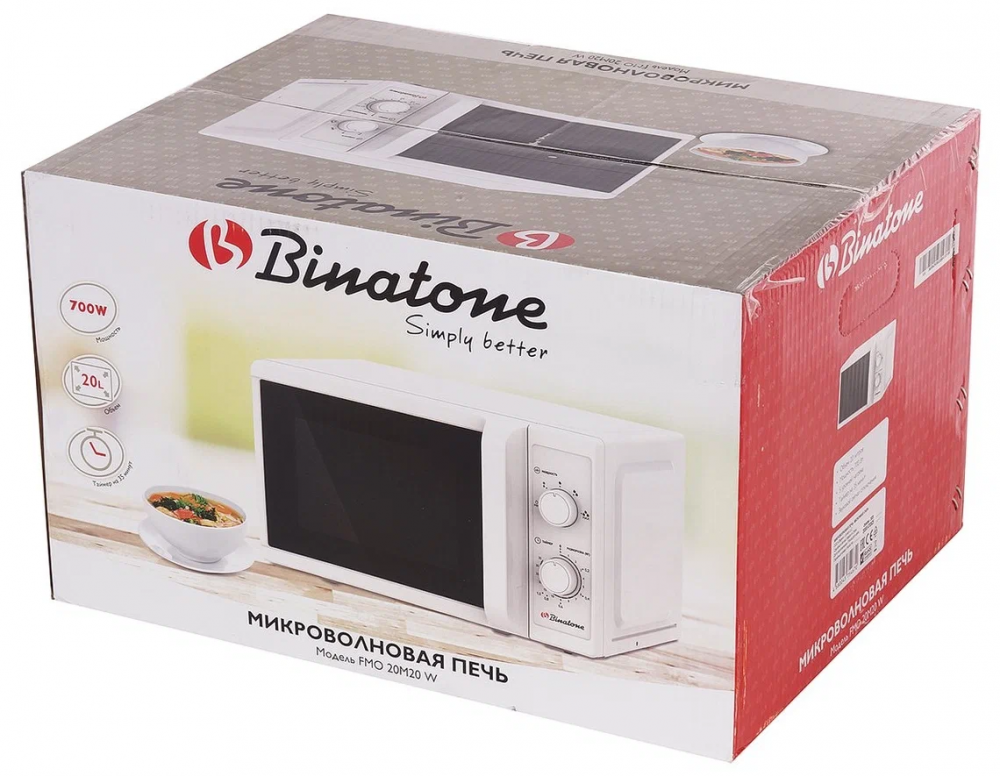 Микроволновая печь BINATONE FMO 20M20 W