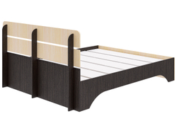 Кровать Джулия, спальное место 140х200, без основания Яс.тёмн/яс.свет