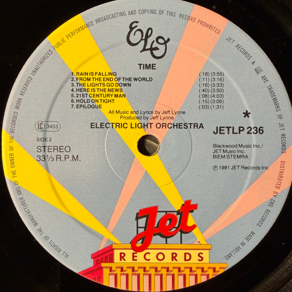 Виниловая пластинка ELO - Time LP