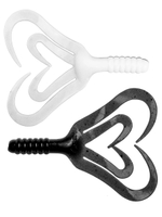 Твистер несъедобный Helios Credo Four tail 3,35"/8,5 см Red & White 100шт. (HS-20-003-N)