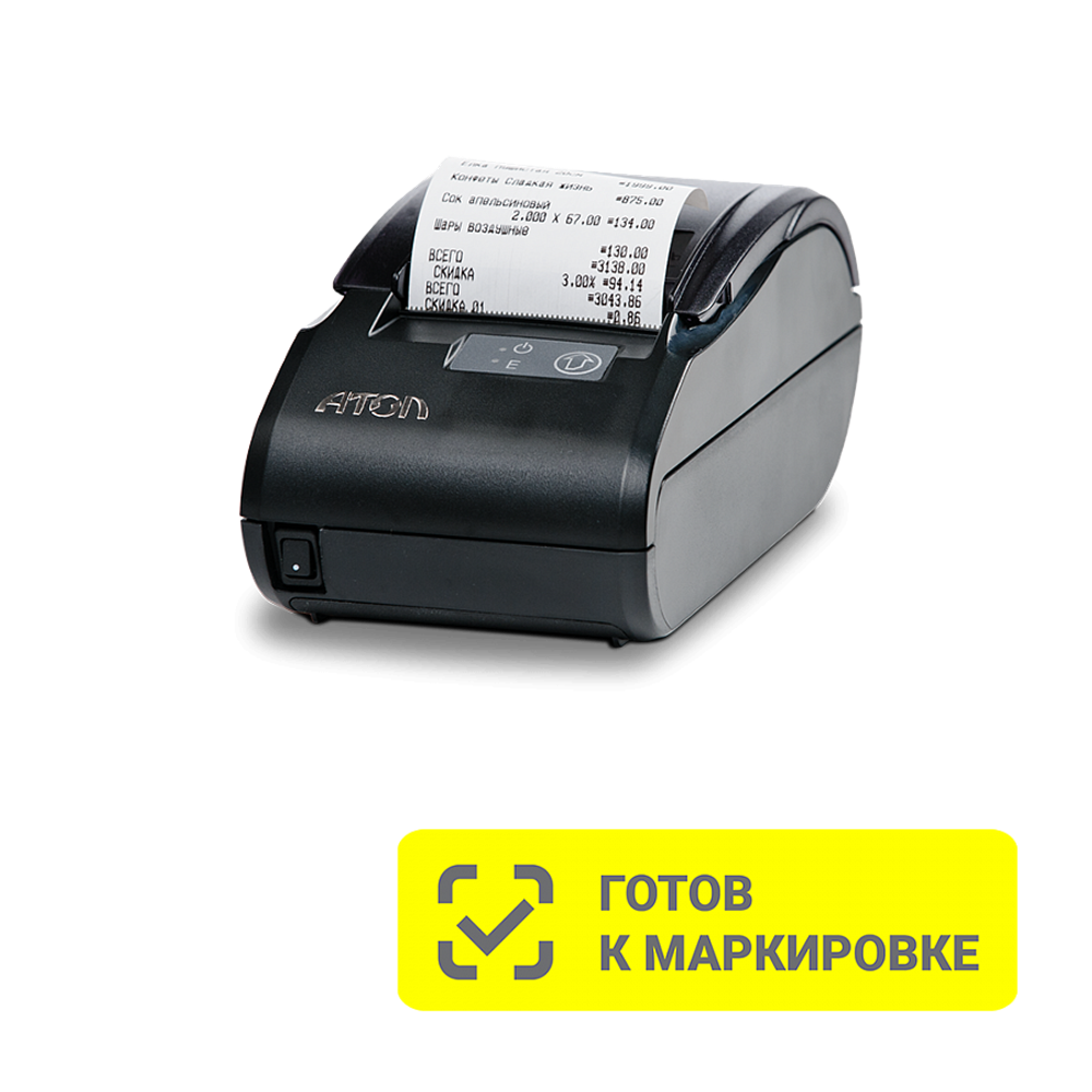 Онлайн-касса АТОЛ 11Ф. Черный. Мобильный. Без ФН. USB. RS-232. 2G. Bluetooth. Wi-Fi. АКБ. 5.0
