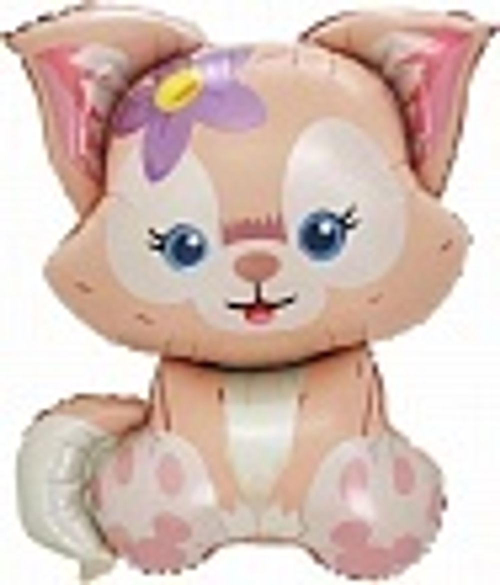 Шар (32""/81 см) Фигура, Лисенок, 1 шт. Б057