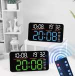 Часы-будильник настольно-настенные LED YX-2810 Black-White