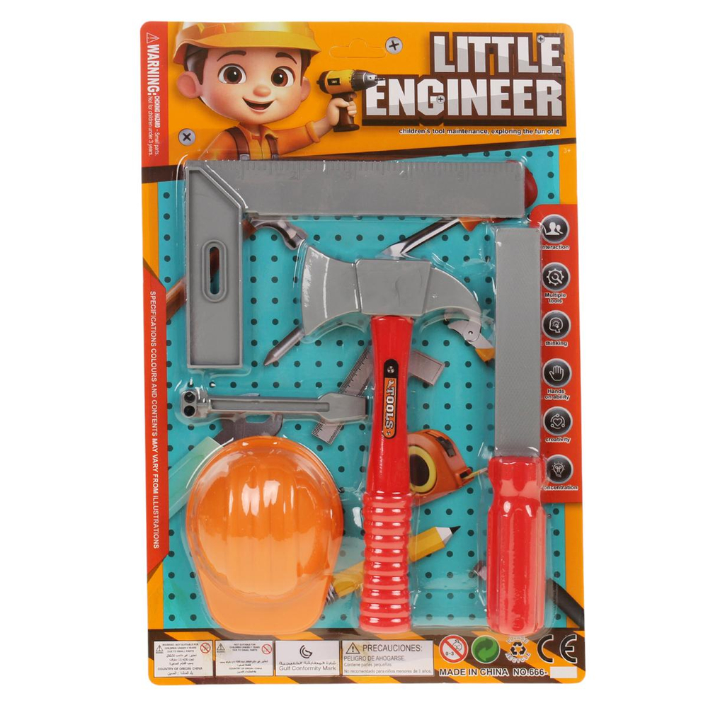 Набор инструментов, блистер 666