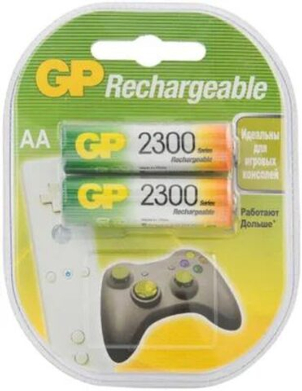 Аккумулятор GP R-06 (АА) GP Rechargeable 2300mAh, блистер, цена за 1 шт