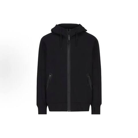 C.P. Company Goggle Zip Hoodie Black