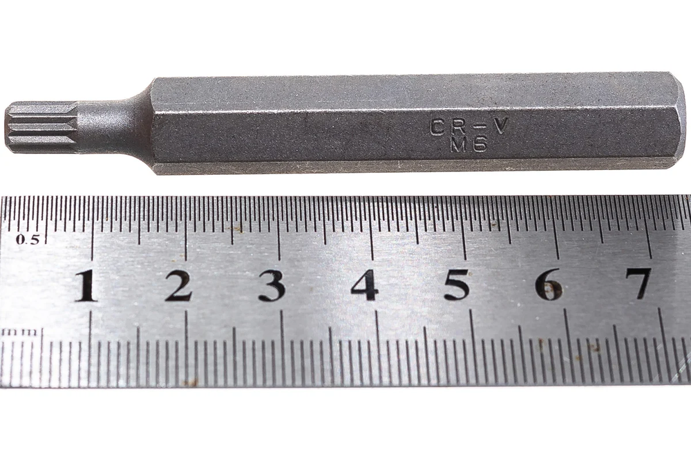 Вставка RF-1787506 3/8"DR SPLINE M6х75мм ROCKFORCE