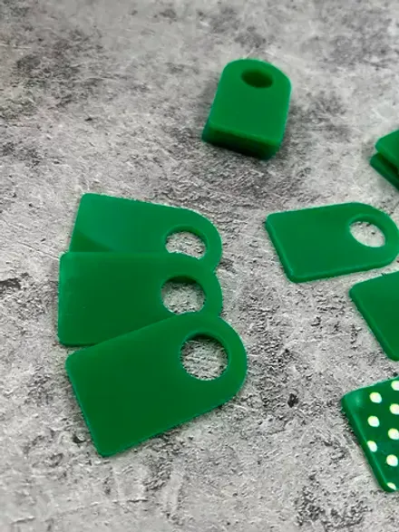 Номерки чистые для ключей