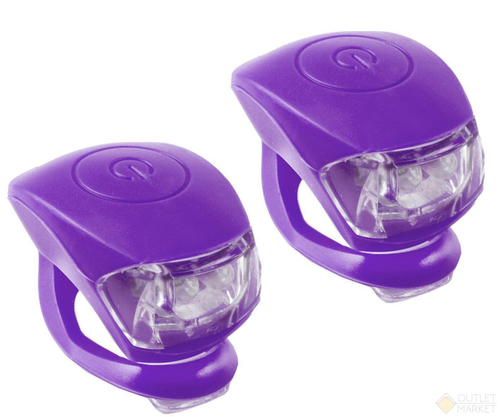 Фонарь COBRA IV комплект с батареей фиолетовый M-WAVE