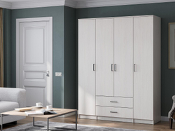 ШК 1 шкаф (серия 2) / Ясень светлый