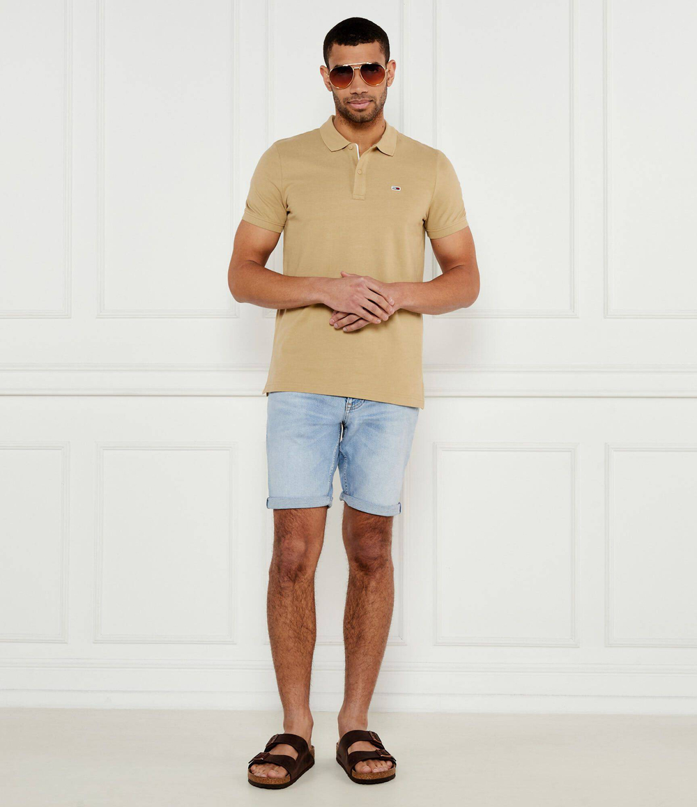 Поло Tommy Jeans - бежевый(DM0DM20676)