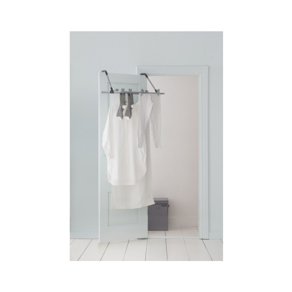 Сушилка для белья Brabantia надверная серый металлик общий вид