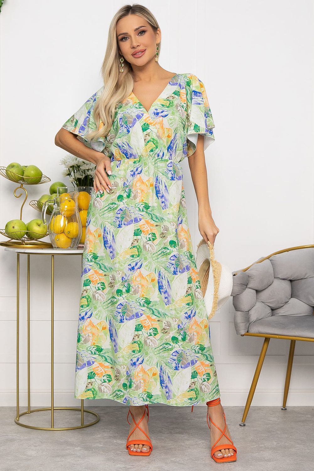 Платье Летнее настроение (зеленое) П15467-7М LT Collection