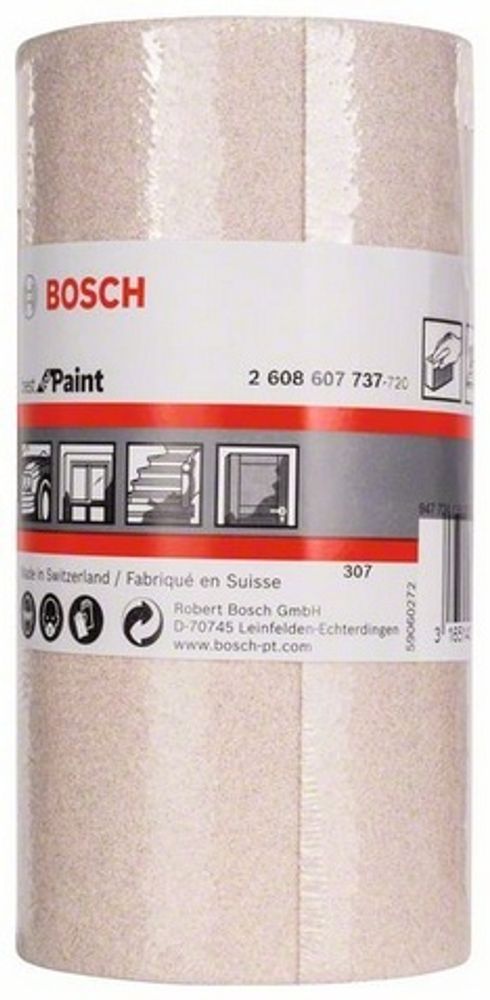 Шлифрулон BOSCH 5М 115мм K120 B.f.Paint