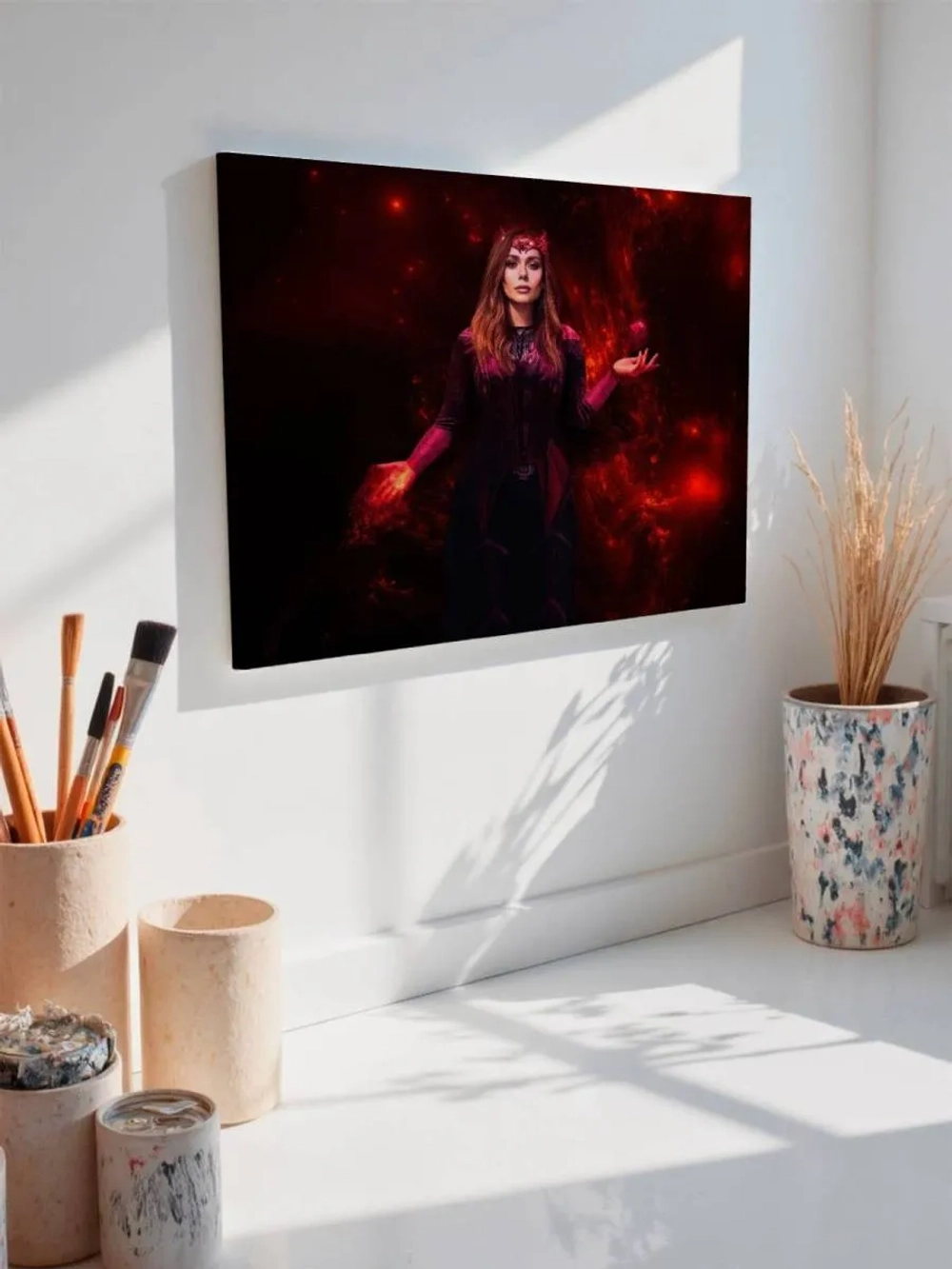 Картина на стену 40 X 50 Алая ведьма Марвел