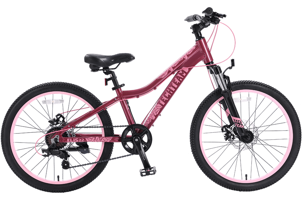 Велосипед TechTeam Elis 24"х13" красный 2023