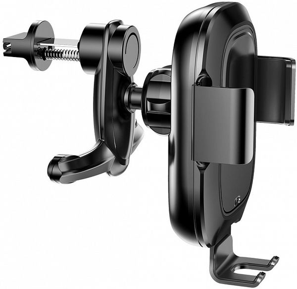 Автомобильный держатель Baseus Smart Vehicle Bracket Wireless Charger (WXZN-01) для смартфона (Black)