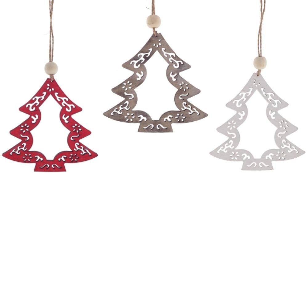 GAEM Украшение новогоднее "Елка", L10 W0,5 H11,5 см, 3в.