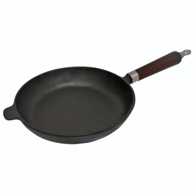 Сковорода чугунная 22см с деревянной ручкой CIF22-W