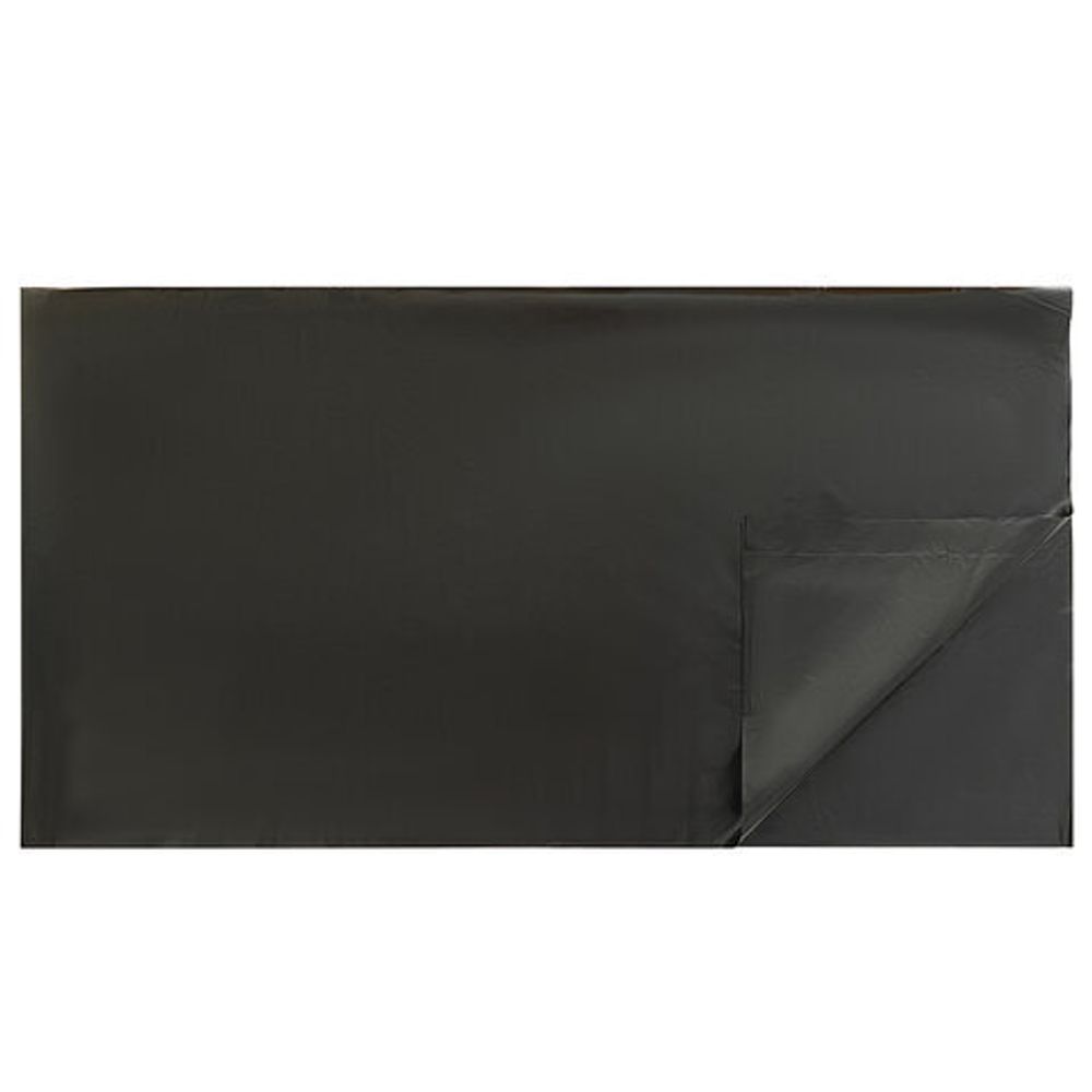 Мешки для мусора 240 л, черные, в пачке 50 штук, прочные, ПВД 43 мкм, 100х140 см, 608329