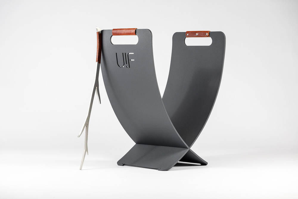 Дровница Firewood Holder FS grey (Up!Flame)