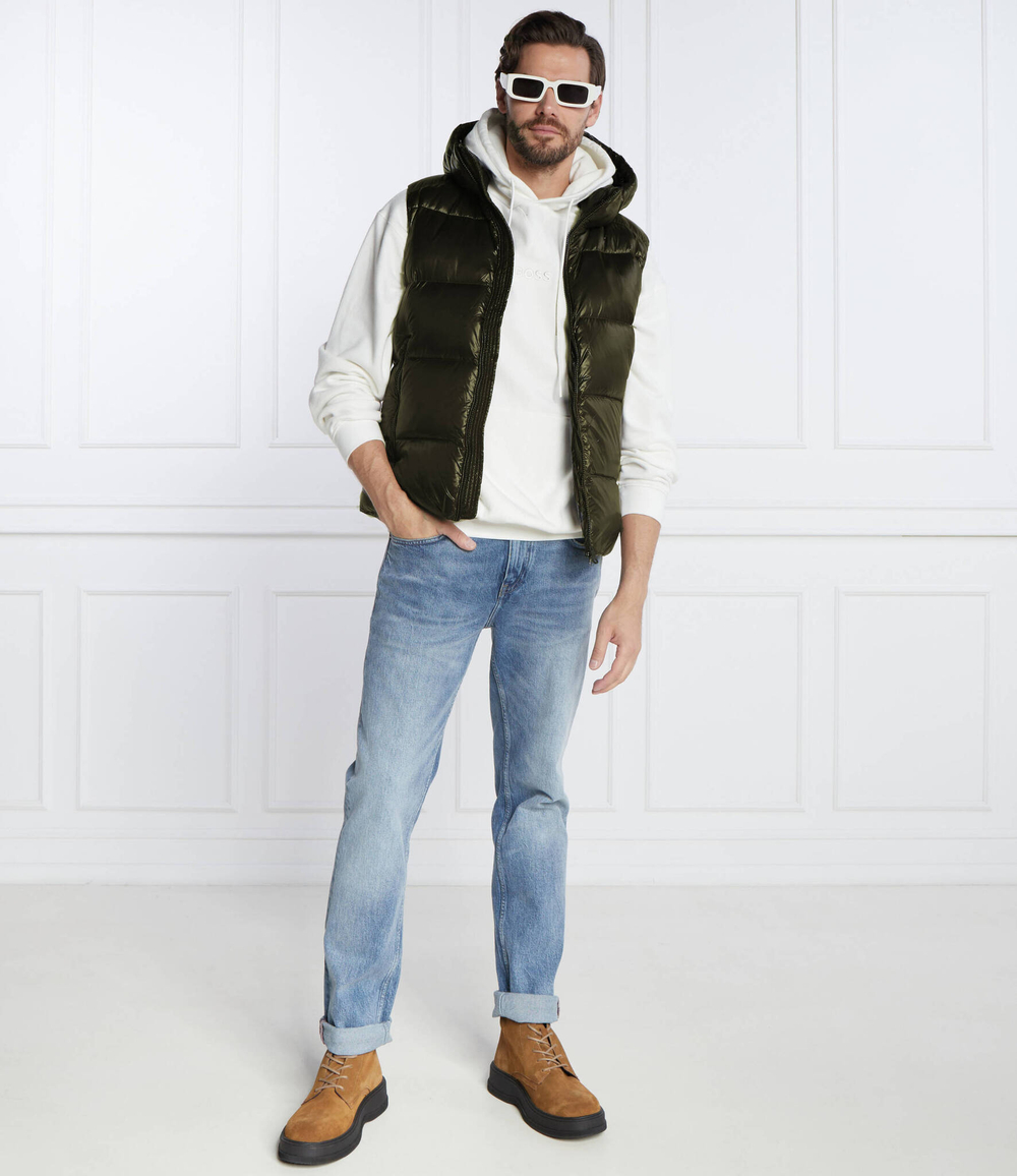 Пуховая безрукавка Hetrego - темно-зеленый(8K560)