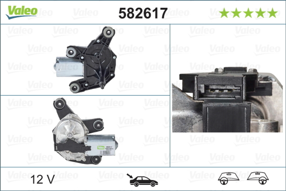 VALEO - 582617-VAL - Wiper Motor