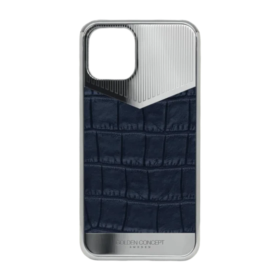 Чехол для iPhone 12 - Тисненная Кожа (Divided Leather Edition)