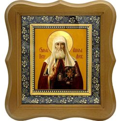 Петр Митрополит Московский Святитель. Икона на холсте