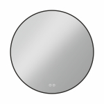 Зеркало LED VLM-3DE800B-2 800x800 c сенсорным выключателем и диммером, антизапотевание