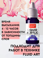 Жидкая акриловая краска LIQUID ACRYLIC «Индиго»