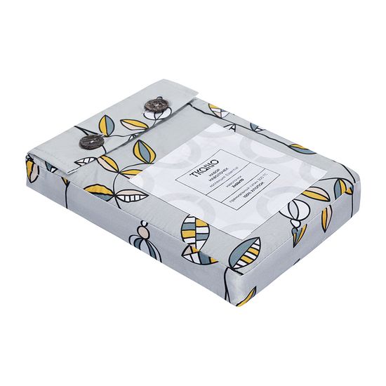 Набор наволочек "Ягоды тайги" из премиального сатина из коллекции russian north, 50х70 см