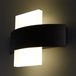 ULU-S32A-8W-4000K IP65 BLACK Светильник светодиодный уличный. Архитектурный накладной. Белый свет 4000K. Корпус черный. TM Uniel