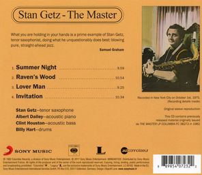 Stan Getz / The Master (CD)