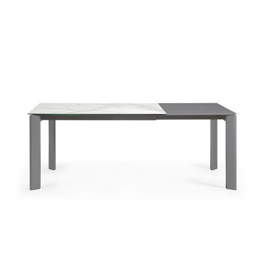 Стол Atta 140 (200) x90 антрацит, керамика