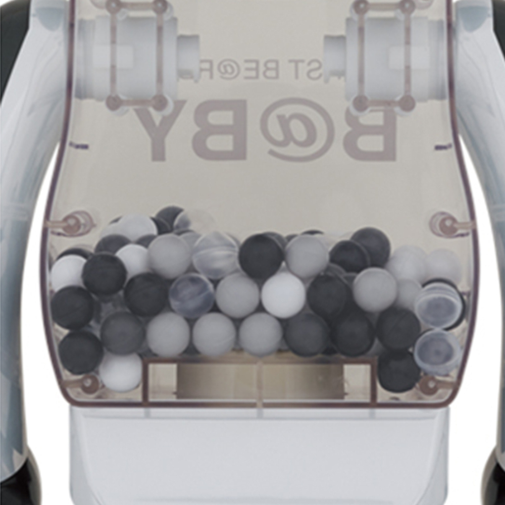 Дизайнерские игрушки BE@RBRICK 1000% MY FIRST B@BY BLACK & WHITE CHROME Ver 70cm, BLACK&WHITE-1000％