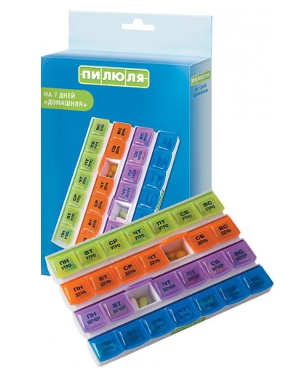 Таблетница на 7 дней «Домашняя», Пилюля